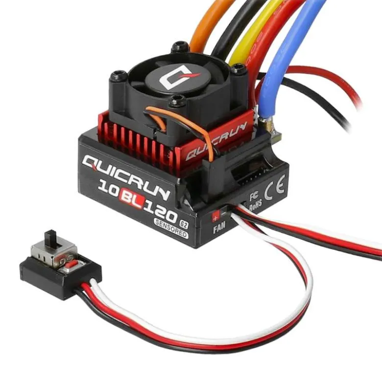 Hobbywing HW30125002QuicRun 10BL120 G2 120A Brushless Sensored Regler 2-3s