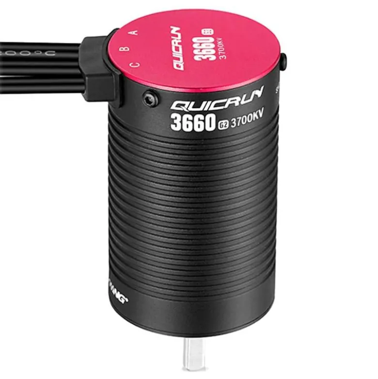 Hobbywing HW38030211Quicrun Combo WP10BL120G2 mit 3660SL-3700KV-G2 für 1/10 Shortcourse , 4wd Monster Buggy Truggy