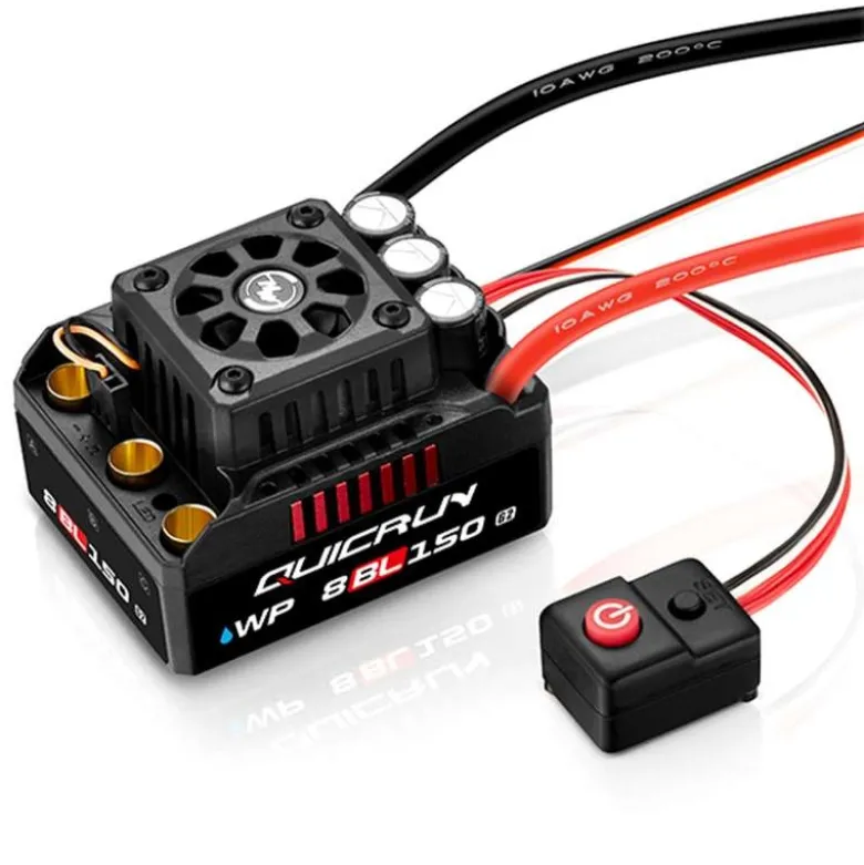 Hobbywing HW30109003QuicRun WP8BL150 G2 Brushless Regler 150A 3-6s für 1:8