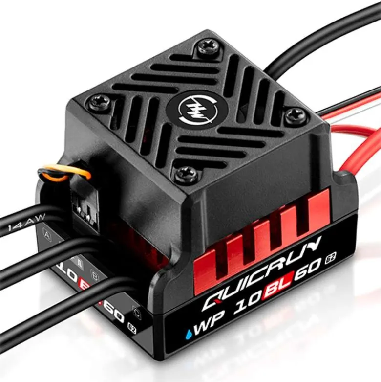 Hobbywing HW30107300QuicRun WP10BL60 G2 Brushless Regler 60A 2-3s für 1:10