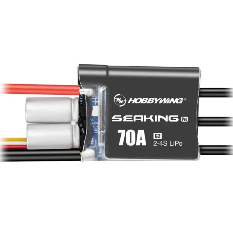 Hobbywing HW30302560Seaking Pro 70A G2 Pro Bootsregler G2 2-4s LiPo BEC 5A