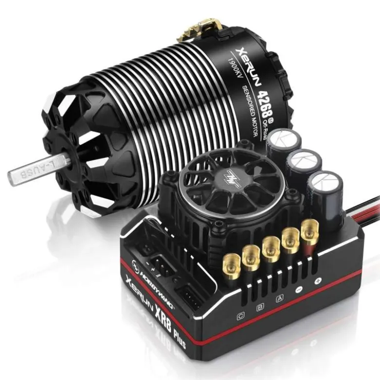 Hobbywing HW38020500Xerun XR8 Plus G2S Combo mit 4268 1900kV Motor Off-Road