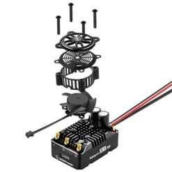 Hobbywing HW30113400Xerun XR8 Pro G3 Brushless Regler 200A, 2-4s LiPo, BEC 6A