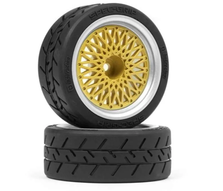 HPI H120266BBS RS Felgen Silver/Gold 26mm (6mm Offset)