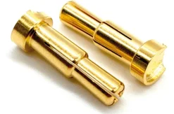 HRC HRC9014AGoldkontakte 4mm und 5mm Stecker (2 Stück)