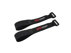 HRC HRC5046AKlettband mit Öse - schwarz mit Logo - 15x200mm