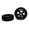 HRC HRC60816BK6SKomplettrad Bulldog 6S für Buggy 1:8, schwarz, 17mm