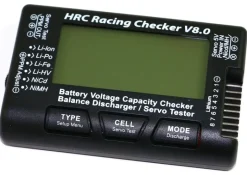 HRC HRC9372CBatterie Checker V8 1-8S Prüfer und Balancer mit Servotester
