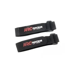HRC HRC5046CKlettband mit Öse - schwarz mit Logo - 15x300mm