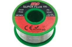 HRC HRC5401CRacing Silber Lötzinn ohne Blei - SUPER FLUX PRO 4% Silber 100g