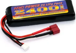 HRC HRC04224DLipo Akku 2s 7,4V 2400mAh 50C mit T-Stecker