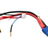 HRC HRC9151ELFahr & Ladekabel mit Polarity Check LED - 4mm Gold auf EC3