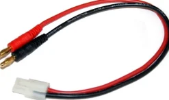 HRC HRC9111Ladekabel - 4mm Bullet zu Tamiya Stecker - 300mm - Gold