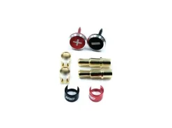 HRC HRC9004TLSGoldstecker 4-5mm - männlich + LOCK UP Verschlussstecker