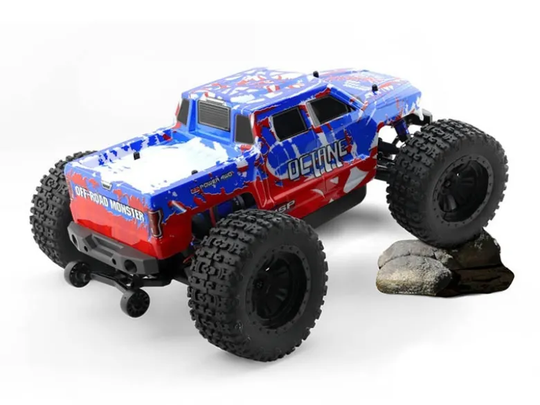 HSP by Kavan HSP-94511PRO-2Octane PRO 1/10 2,4 GHz Brushless Monster Truck RTR, blau