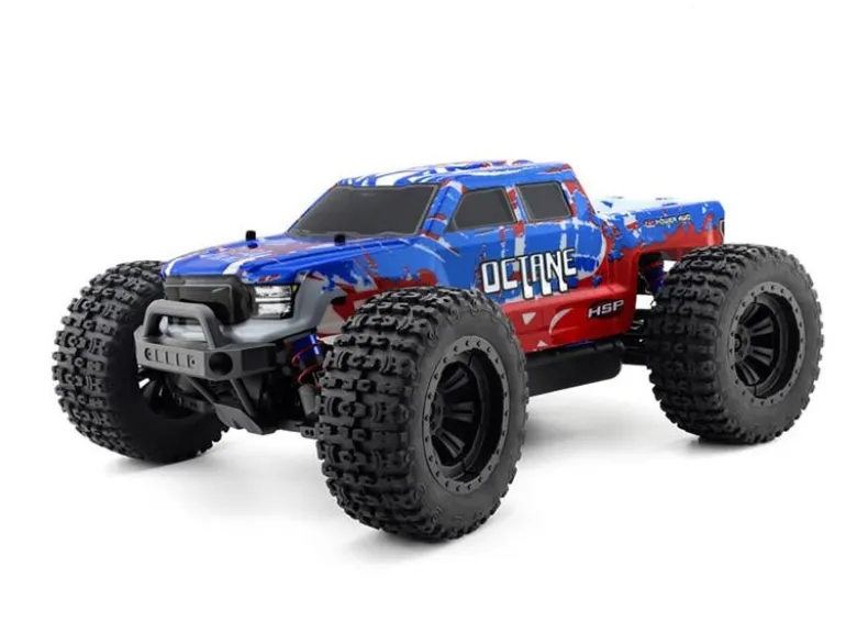HSP by Kavan HSP-94511PRO-2Octane PRO 1/10 2,4 GHz Brushless Monster Truck RTR, blau