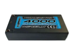 H-Speed HSPLI009LiPo Competition Akku 7,4V 2S 4000mAh 90C Shorty, 4mm Buchse