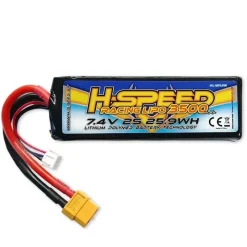 H-Speed HSPLI015LiPo 3500mAh 2S 7,4V mit XT60, für TRX Mini Maxx / Mini XRT