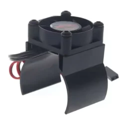 H-Speed HSPX081Alu Kühlkörper schwarz m. temp. gesteuertem Ventilator 30mm Alle 540er Motoren Traxxas VXL BL-2S Mini XRT Mini-Maxx