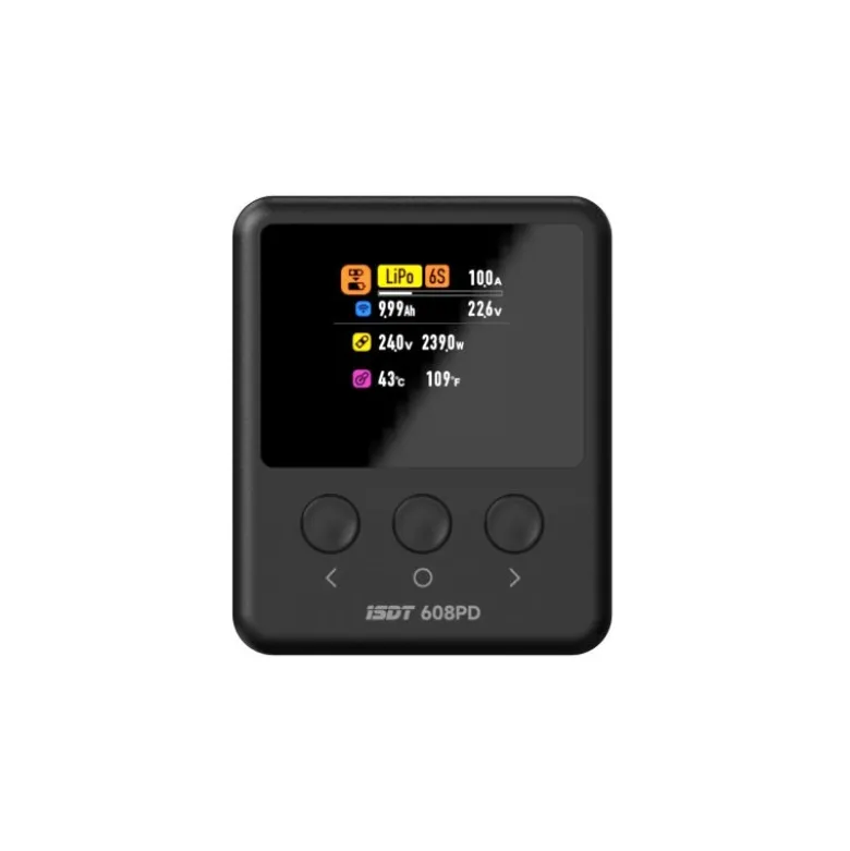 iSDT 608PD608PD Lipo Akku Ladegerät DC 6S/240W/10A USB C 100W/5A