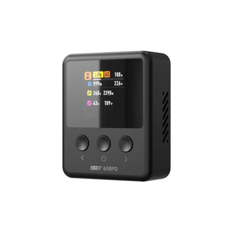 iSDT 608PD608PD Lipo Akku Ladegerät DC 6S/240W/10A USB C 100W/5A