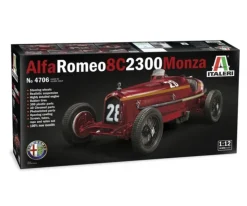 Italeri 4706Alfa Romeo 8C 2300 Monza Nuvolari 1/12 Plastik Bausatz
