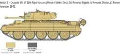 Italeri 6592Brit. Crusader Mk.III mit Besatzung, Bausatz, 1:35