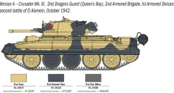 Italeri 6592Brit. Crusader Mk.III mit Besatzung, Bausatz, 1:35