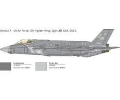 Italeri 1409F-35A Lightning II, Plastikbausatz, 1:72