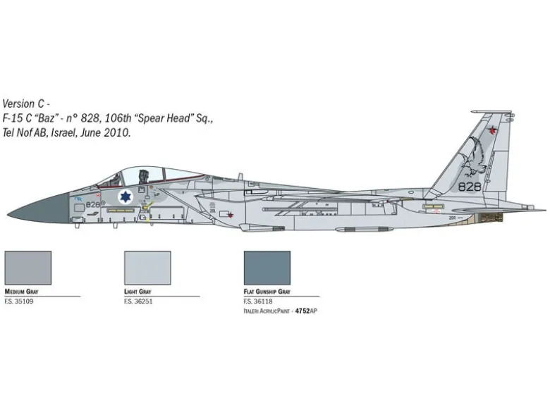 Italeri 1415F-15C Eagle, Bausatz, 1:72