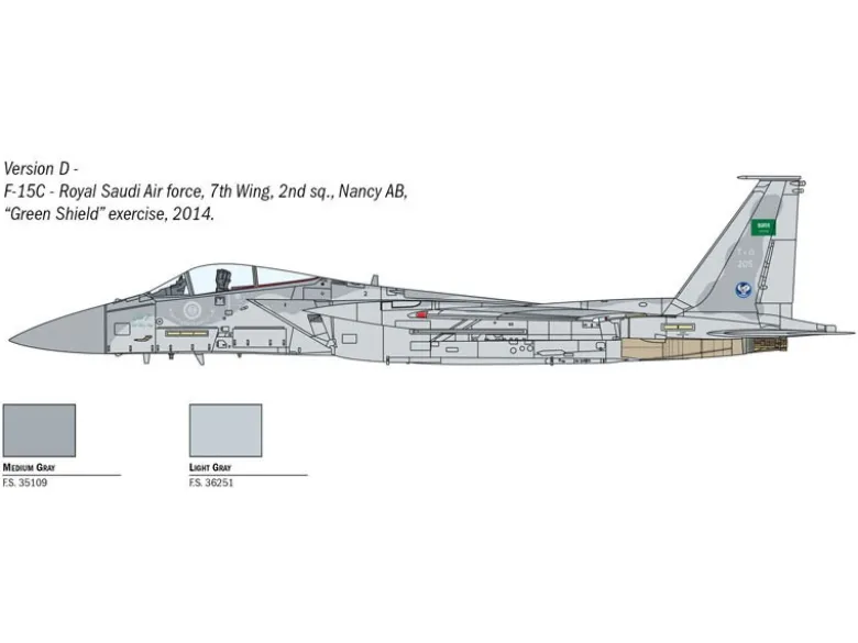 Italeri 1415F-15C Eagle, Bausatz, 1:72