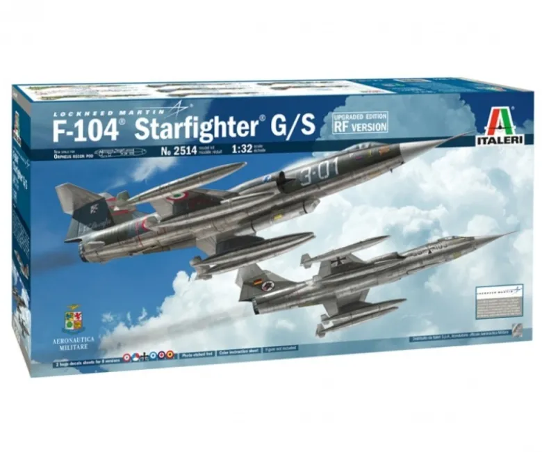 Italeri 25141:32 F-104G/S - RF-104G Starfighter Plastikbausatz