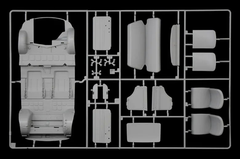 Italeri 4715Fiat 500 F Upgraded Edition, Bausatz, 1:12