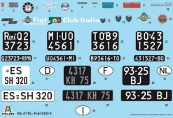 Italeri 4715Fiat 500 F Upgraded Edition, Bausatz, 1:12