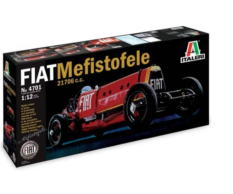 Italeri 4701FIAT Mefistofele 21706c.c. 1923-25 Rennwagen 1:12 Bausatz