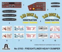 Italeri 3783Freightliner schwerer Kipplaster, Bausatz, 1:24