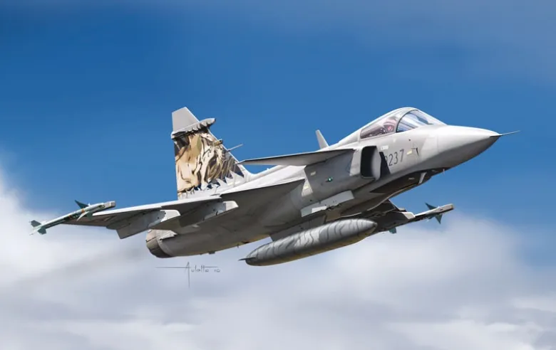 Italeri 1306JAS 39 GRIPEN, Plastikbausatz, 1:72