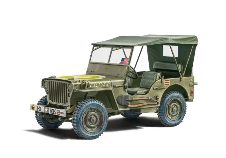 Italeri 3635Jeep Willys MB 80th Anniversary, Militär, Bausatz, 1:24