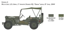 Italeri 3635Jeep Willys MB 80th Anniversary, Militär, Bausatz, 1:24