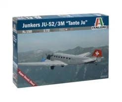 Italeri 0150JUNKERS JU-52 3/m 'TANTE JU' LH 1:72 Plastikbausatz