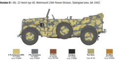 Italeri 6597Kfz.12 Horch 901 typ 40 Frühe Ausführung, Bausatz, 1:35