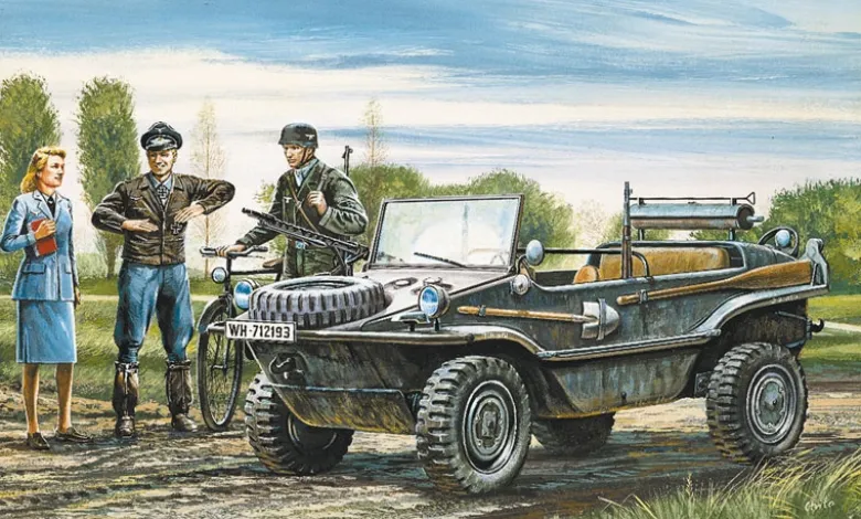 Italeri 0313Kfz. 69 Schwimmwagen, Bausatz, 1:35