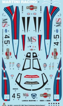 Italeri 3641Lancia LC2, Bausatz, 1:24