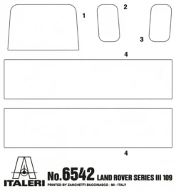 Italeri 6542Land Rover Series III 109 