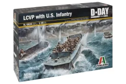 Italeri 6524LCVP mit US Infanterie, Bausatz, 1:35