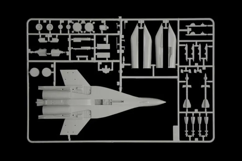 Italeri 1377MIG 29A Fulcrum, Plastikbausatz, 1:72