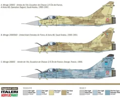 Italeri 1381MIRAGE 2000C, Plastikbausatz, 1:72