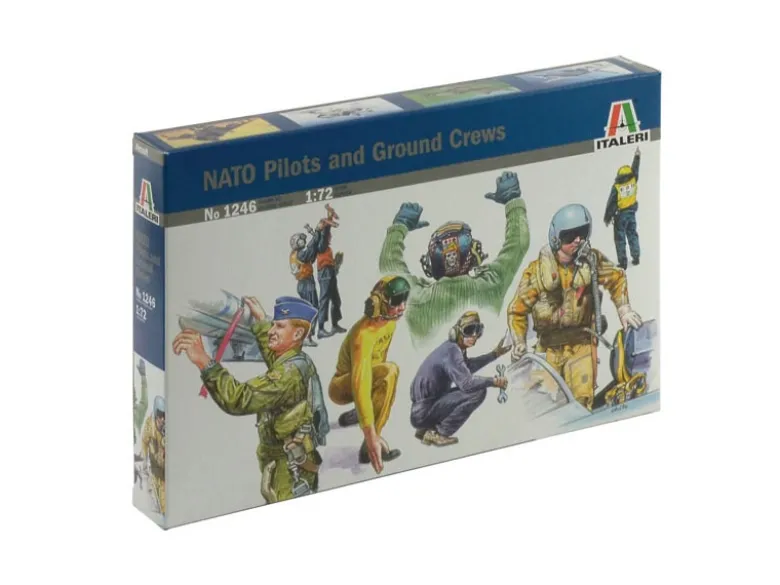 Italeri 1246NATO Piloten und Bodenpersonal, Bausatz, 1:72