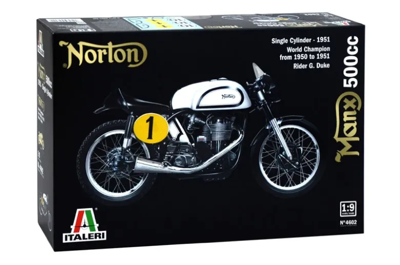 Italeri 4602Norton Manx 500cc 1951, Bausatz, 1:9