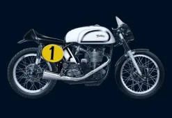 Italeri 4602Norton Manx 500cc 1951, Bausatz, 1:9